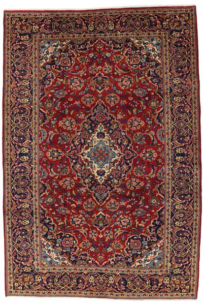 Kashan - old Persian Carpet 304x203
