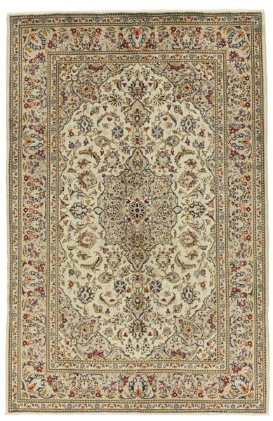 Kashan Persian Carpet 215x139