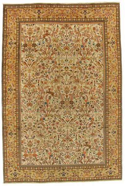 Tabriz - old Persian Carpet 287x190