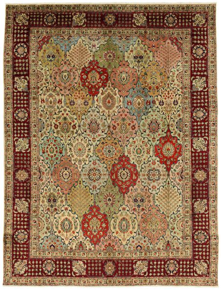 Bakhtiari - old Persian Carpet 393x296