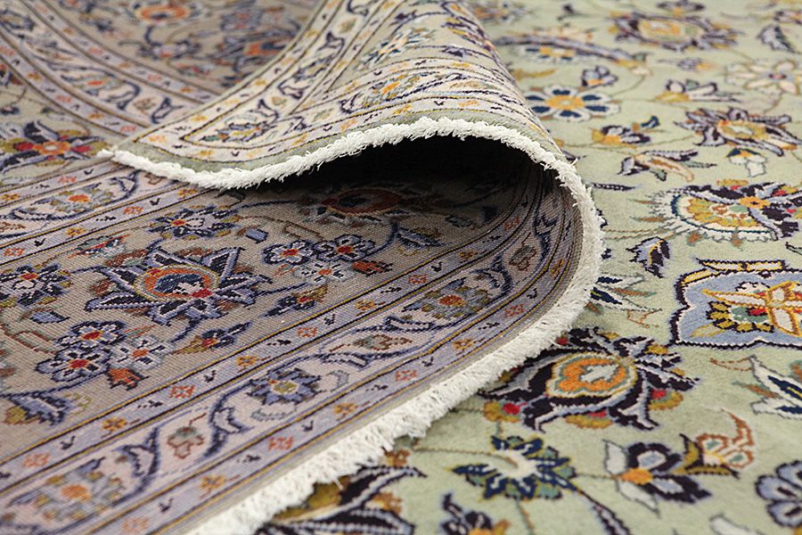 Kashan Persian Carpet 415x303 - Picture 4