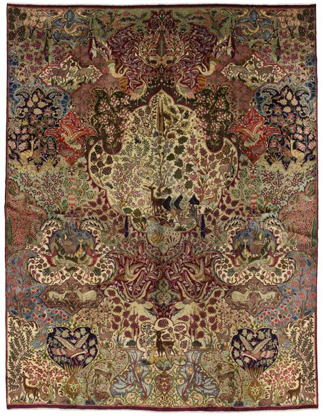 Kashmar - old Persian Carpet 396x293