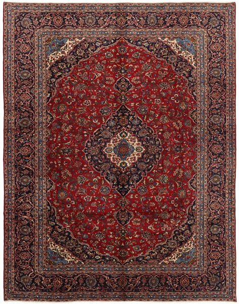 Kashan Persian Carpet 398x300