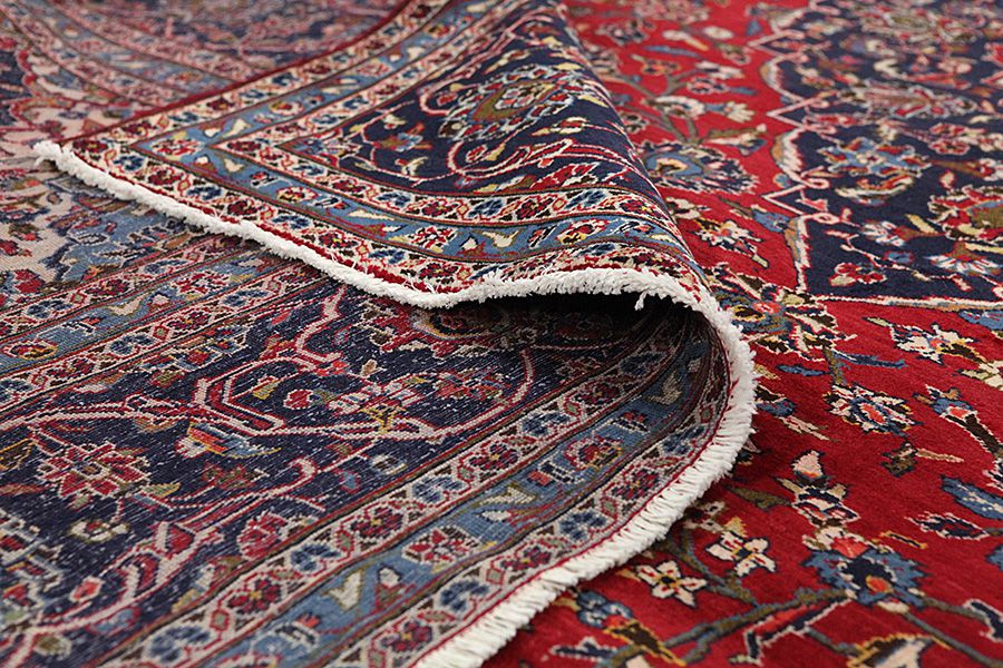 Kashan Persian Carpet 398x300 - Picture 4