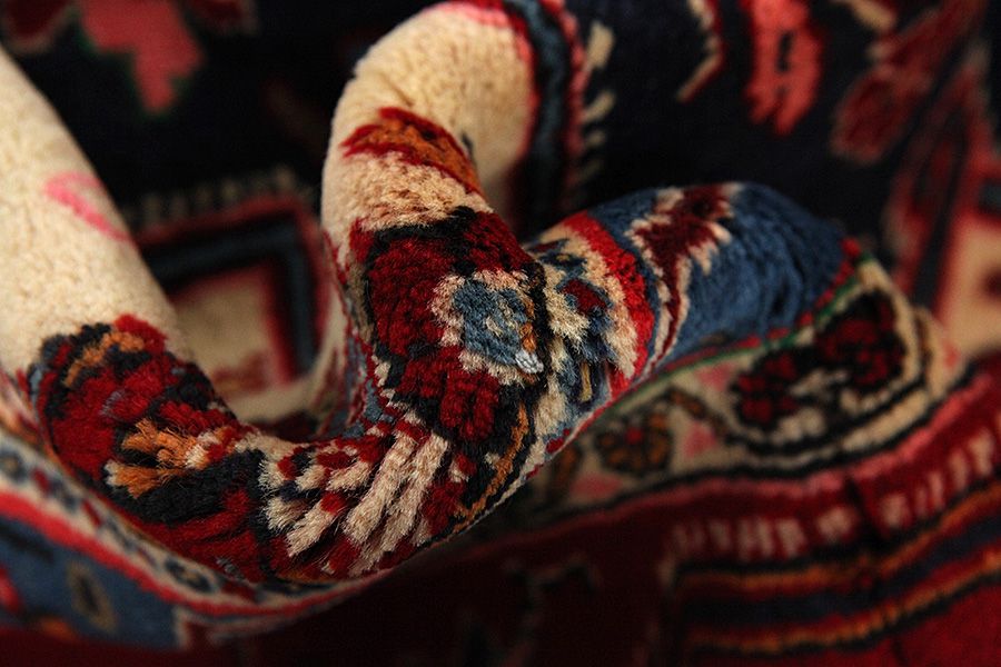 Jozan - Sarouk Persian Carpet 393x310 - Picture 6