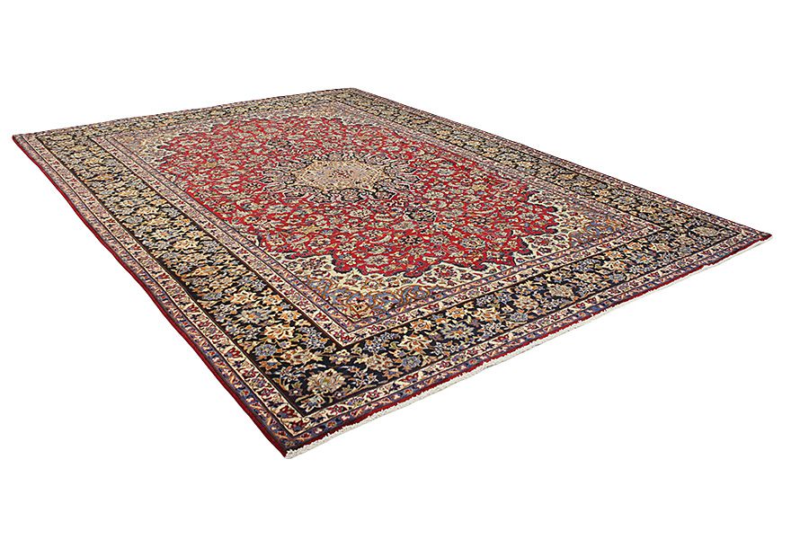 Jozan - Sarouk Persian Carpet 382x297 - Picture 1