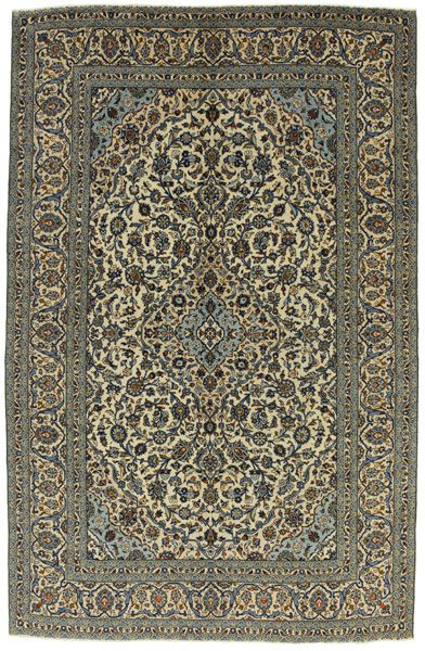 Kashan Persian Carpet 371x242