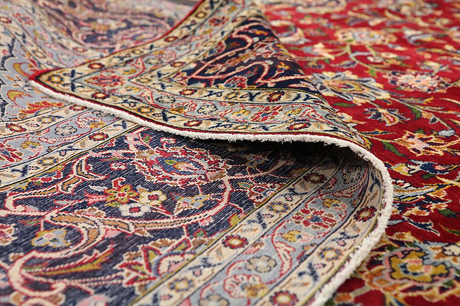 Kashan Persian Carpet 408x290 - Picture 4