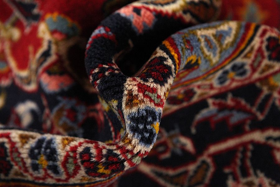 Kashan Persian Carpet 335x240 - Picture 6