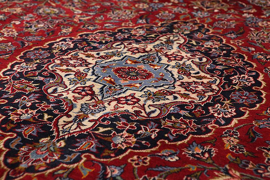 Kashan Persian Carpet 335x240 - Picture 8