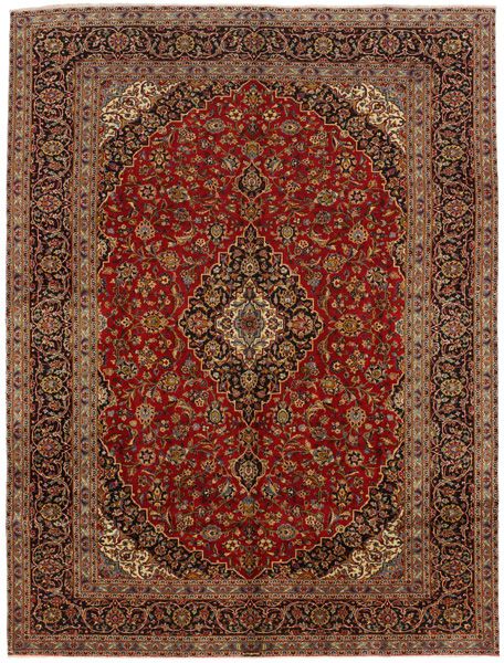 Kashan Persian Carpet 393x295