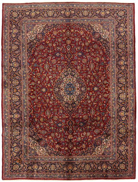 Kashan Persian Carpet 390x300
