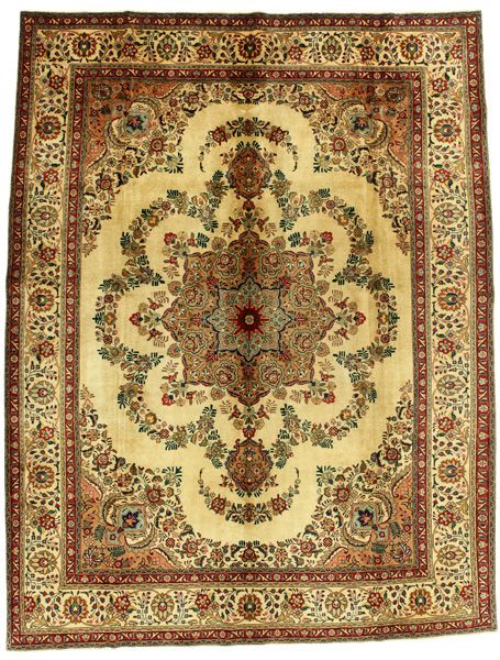Kerman - Lavar Persian Carpet 388x294