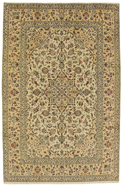 Kashan Persian Carpet 301x194