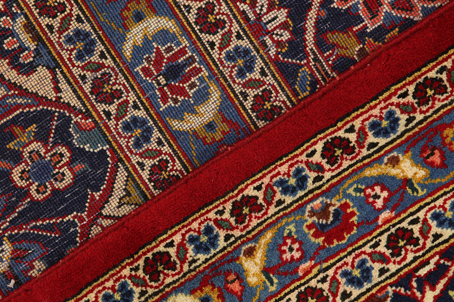 Kashan Persian Carpet 394x306 - Picture 9