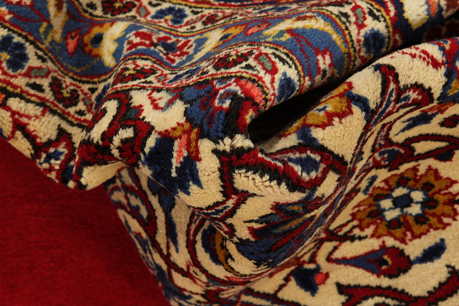 Kashan Persian Carpet 394x306 - Picture 10