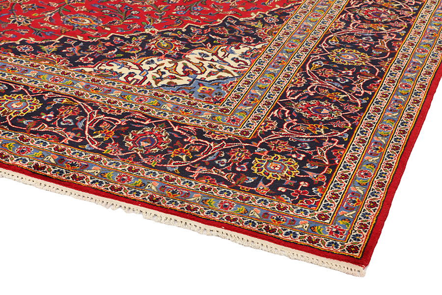 Kashan Persian Carpet 396x290 - Picture 3