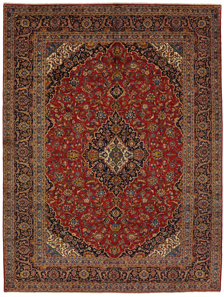Kashan Persian Carpet 381x287