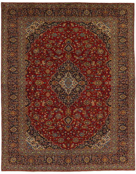 Kashan Persian Carpet 400x310