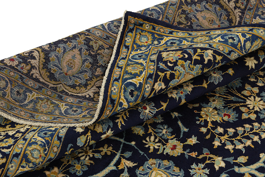 Kashan Persian Carpet 381x280 - Picture 5