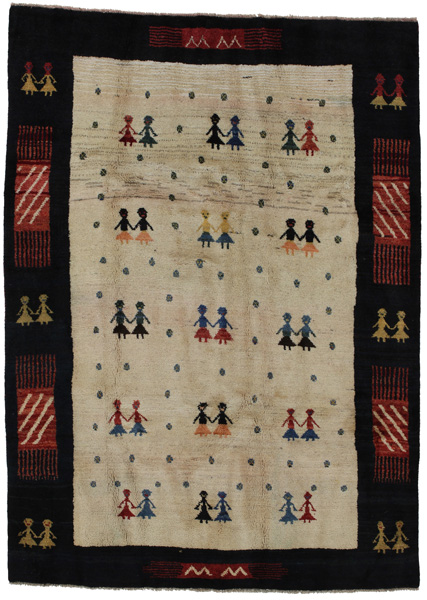 Gabbeh - Qashqai Persian Carpet 250x180
