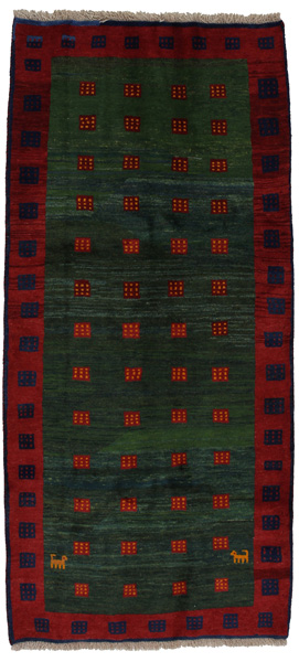Gabbeh - Bakhtiari Persian Carpet 225x104