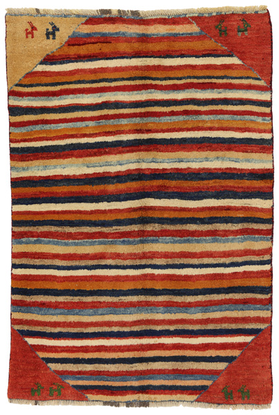 Gabbeh - Qashqai Persian Carpet 170x114