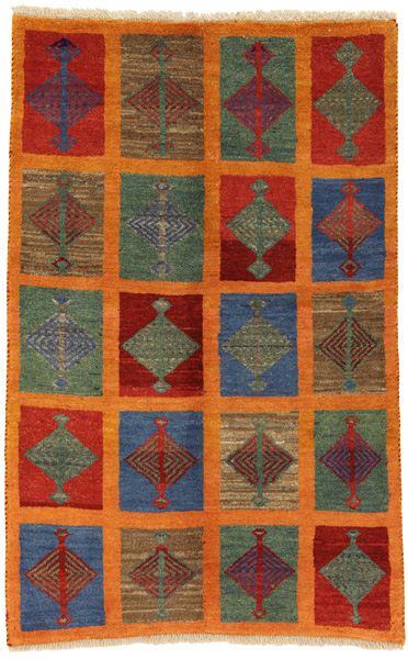 Gabbeh - Bakhtiari Persian Carpet 167x108