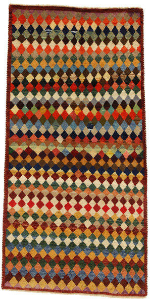 Gabbeh - Bakhtiari Persian Carpet 200x98