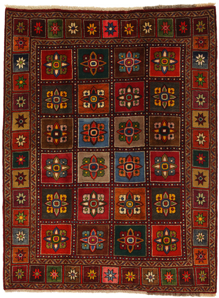 Gabbeh - Bakhtiari Persian Carpet 205x156
