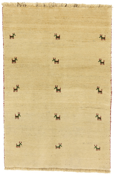 Gabbeh - Qashqai Persian Carpet 155x102