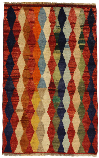 Gabbeh - Qashqai Persian Carpet 150x95