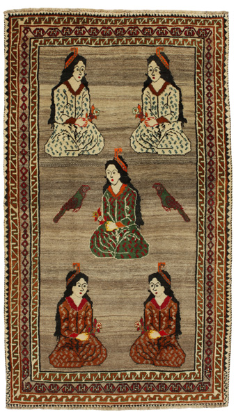 Gabbeh - Qashqai Persian Carpet 275x155