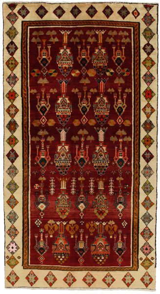 Gabbeh - Qashqai Persian Carpet 265x145