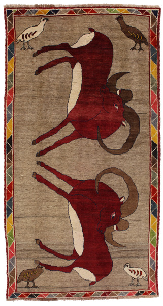 Gabbeh - Qashqai Persian Carpet 272x145