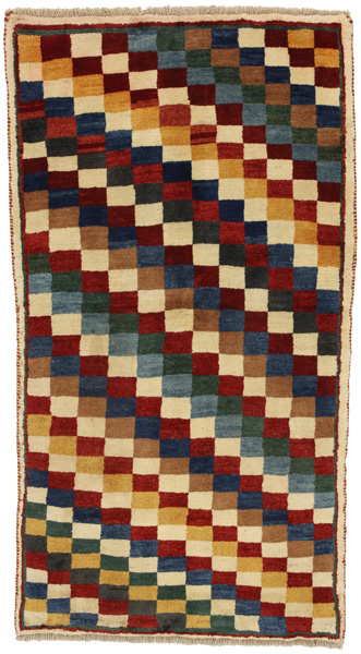 Gabbeh - Bakhtiari Persian Carpet 187x102