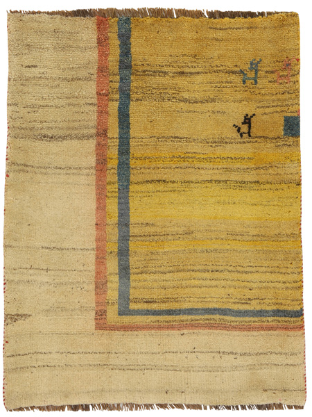Gabbeh - Ornak Persian Carpet 115x88