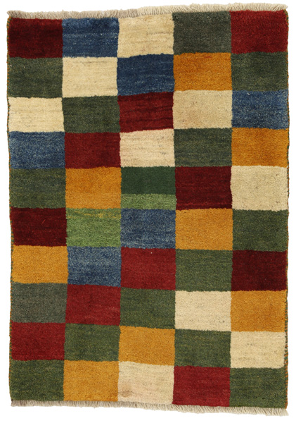 Gabbeh - Bakhtiari Persian Carpet 120x87