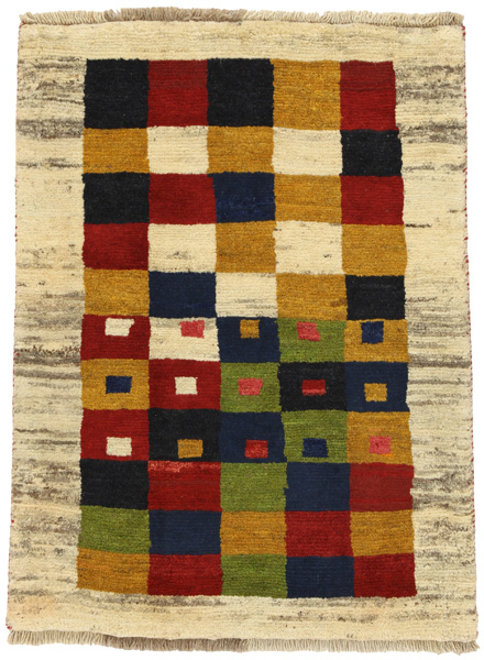 Gabbeh - Bakhtiari Persian Carpet 114x84