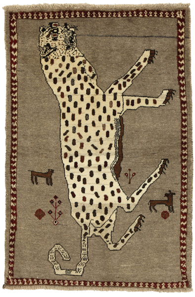 Gabbeh - Qashqai Persian Carpet 160x108