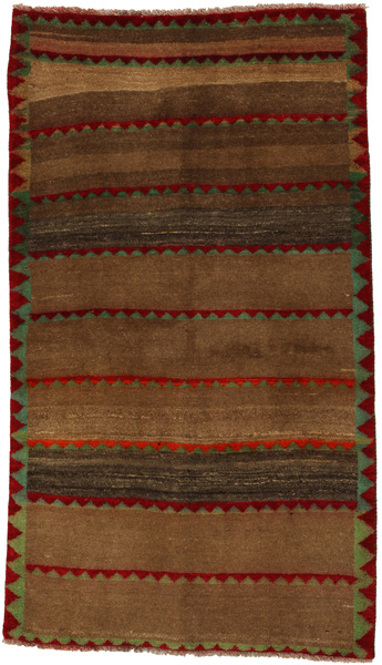 Gabbeh - Qashqai Persian Carpet 189x108