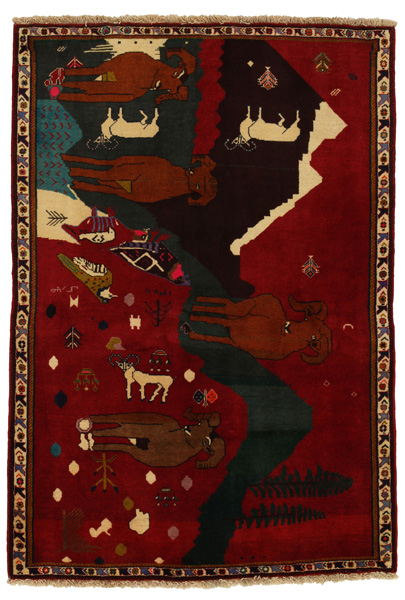 Kashkooli - Gabbeh Persian Carpet 180x127