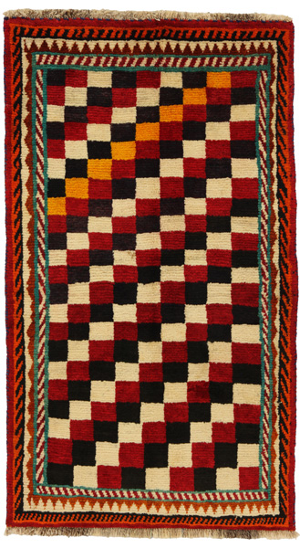 Gabbeh - Bakhtiari Persian Carpet 165x95