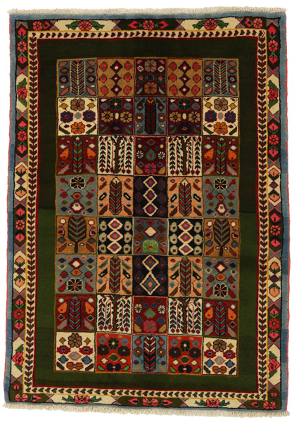 Gabbeh - Bakhtiari Persian Carpet 157x112