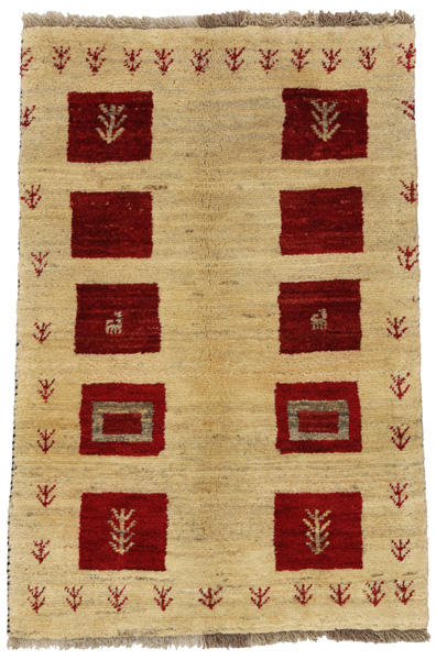 Gabbeh - Qashqai Persian Carpet 120x81