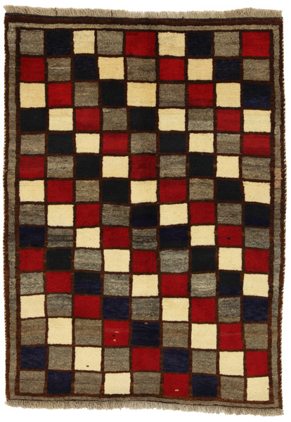 Gabbeh - Bakhtiari Persian Carpet 134x95