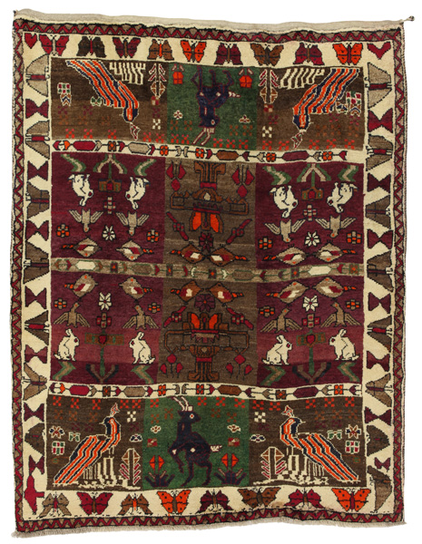 Gabbeh - Bakhtiari Persian Carpet 192x147