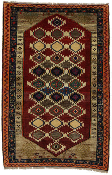 Gabbeh - Bakhtiari Persian Carpet 204x131