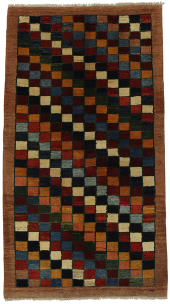 Gabbeh - Bakhtiari Persian Carpet 211x116