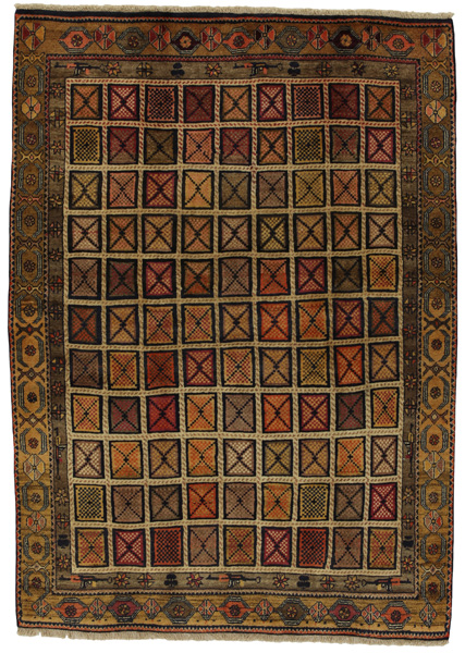 Gabbeh - Bakhtiari Persian Carpet 190x134